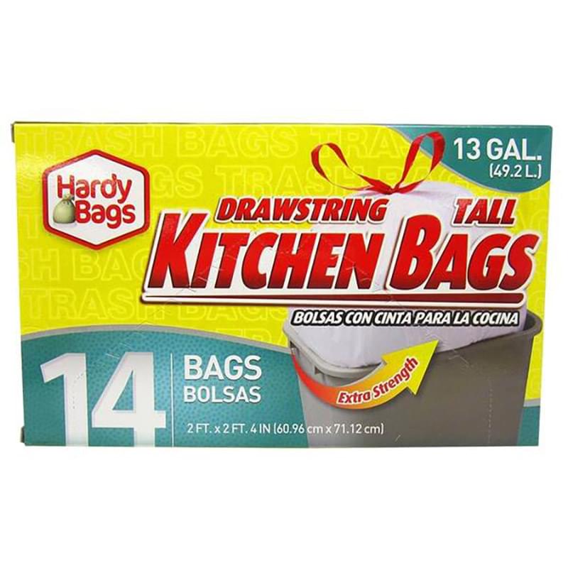 Bolsa resistente de 14 quilates Bolsa de 13 gal Ds Whte Trsh