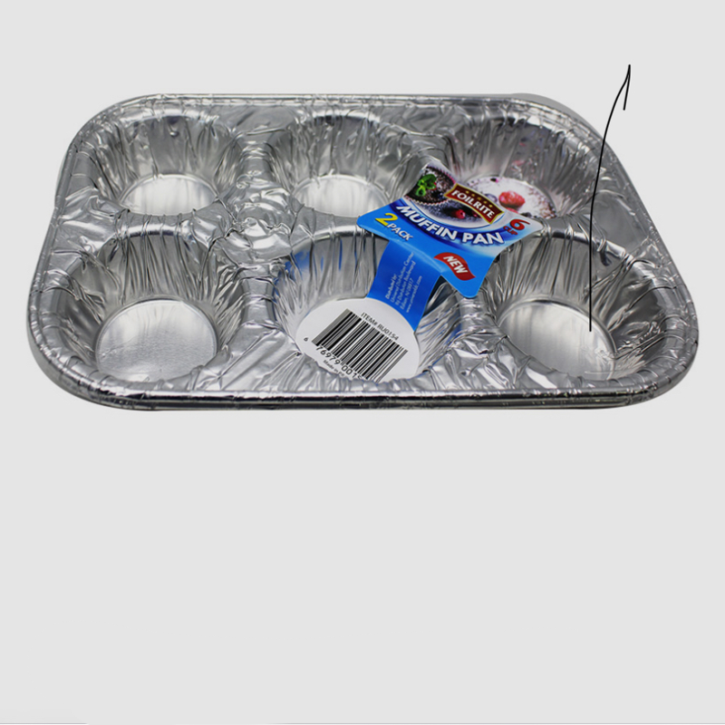 2PK 6-CAVITY MUFFIN PAN-48