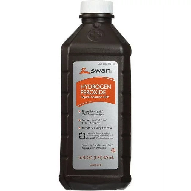 Solución tópica de peróxido de hidrógeno Swan, 16 oz